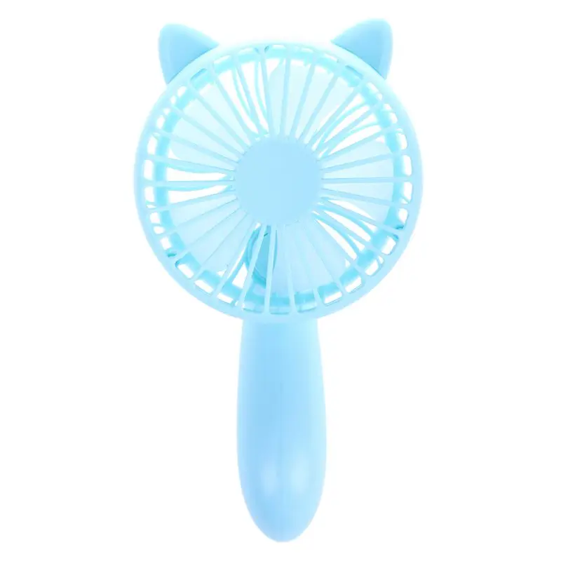 

Mini Handheld Personal Fan, Built-in 1200mAh Rechargeable Battery Powered with 3 Speed, Adjustable Table USB Fans, Portable Tr
