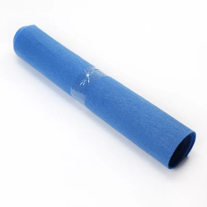 3 мм толстый войлочный тканевый лист большой размер 45x90 см чистый сплошной синий оттенок нетканый материал лист DIY войлочный мешок Художественная ткань ремесла
