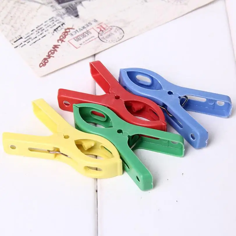 

Prevalent 2016 Set of 8 Beach Towel Clips in Fun Bright Prevents Towels Blowing Away drop shipping Apr05