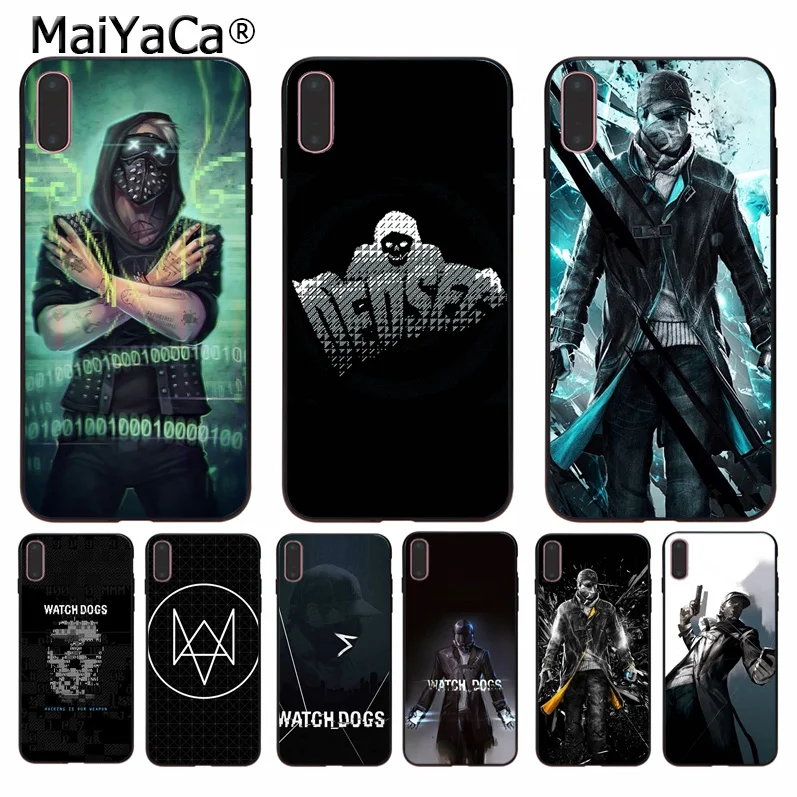 MaiYaCa Watch Dogs Classic High end Phone Accessories Case for iPhone 8 7 6 6S Plus