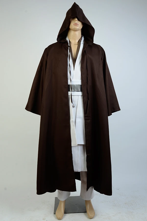 Hot Movie Cosplay Star Wars Old Obi Wan Kenobi Cosplay Costume Adult ...