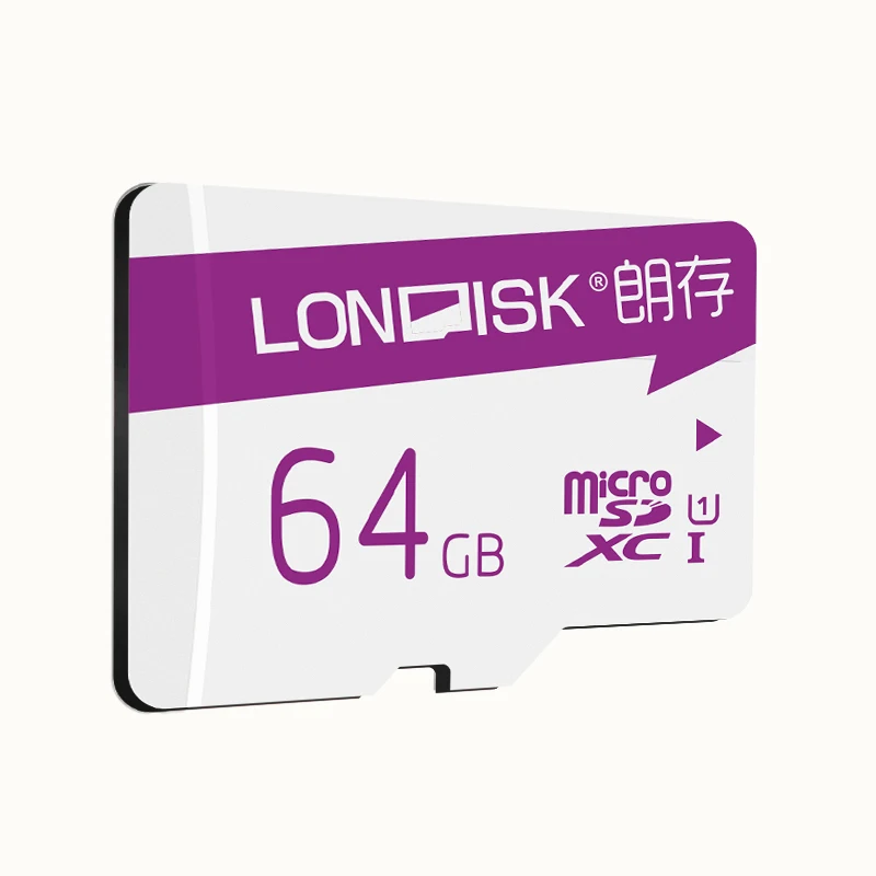 Карта памяти LONDISK ROBOT 128ГБ 64ГБ 32ГБ 16ГБ 8ГБ Class 10 U1 microSDHC UHS-I+SD адаптер