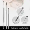 7pcs/set Ear Wax Pickers Cleaner Stainless Steel Earpick Wax Remover Curette Care Ear Pick Cleaner Ear Cleaner Spoon Clean Tool 2