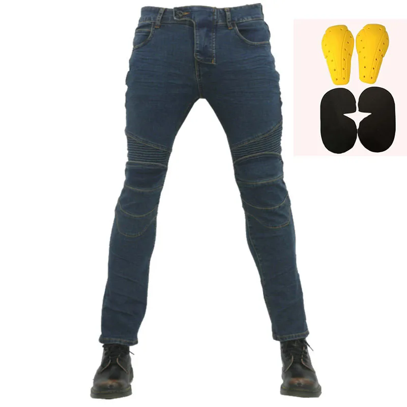 

2019 Komine Motorcycle Men Pants/off-road Women Trousers/outdoor Men Jeans/cycling With Knee Pads