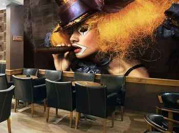 

3d wallpaper custom mural Restore ancient ways the clown girl background photo wallpaper for walls 3 d living room home decor