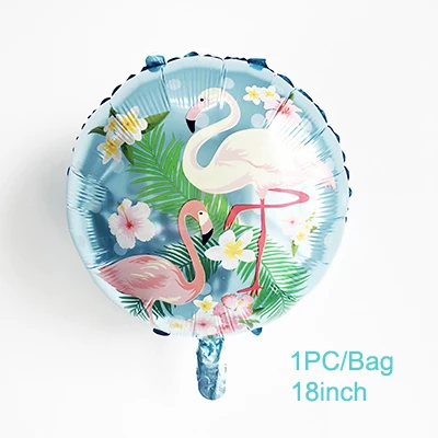 Гавайские вечерние Фламинго/ананас/Beercup фольга шарик для дня рождения Декор Большой гелиевый воздух воздушный шар Дети Взрослые вечерние мероприятия поставки - Цвет: 28