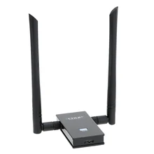 EDUP двухдиапазонный 2,4 ГГц 5 ГГц 802.11AC 1200 Мбит/с IEEE 802,11 a/b/n/g/ac беспроводной Wifi USB адаптер Сетевая карта с антеннами+ кабель