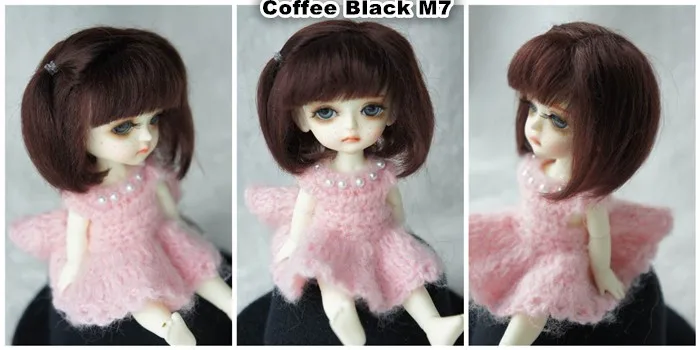 JD189 1/8 1/4 красивый классический BJD парик для куклы мохеровый Размер куклы 5-6 дюймов 7-8 дюймов BJD волосы модные куклы аксессуары