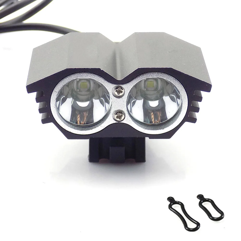 cheap USB LED Bike Bicycle Light 2 XM L L2 Led Cycling Light Headlight Waterproof 3 Mode Head Front Lights Lamp for Riding Camping