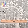 Haisen,Printed Newspaper Cotton Linen Fabric For Quilting,Sewing,Sofa,Curtain,Bag,Cushion,Furniture Cover Decoration Half Meter ► Photo 1/6