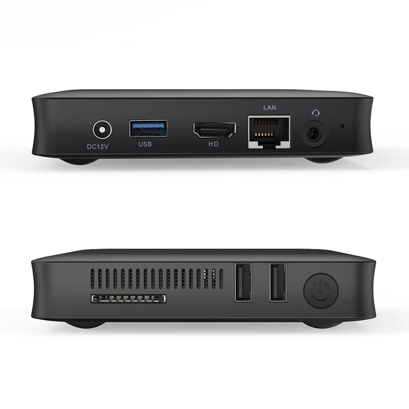 Мини ПК Intel Atom Z8350 1,92 ГГц 2 Гб ОЗУ 32 Гб ПЗУ Windows 10 Bluetooth 4,0 4K 5,8 ггц Wifi 1000 м Lan Win10 Smart Tv Box (