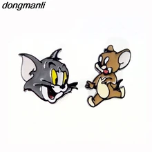 Лидер продаж, классические милые аниме Мультяшные асимметричные серьги-гвоздики с животными для девочек, подарок для детей, F148