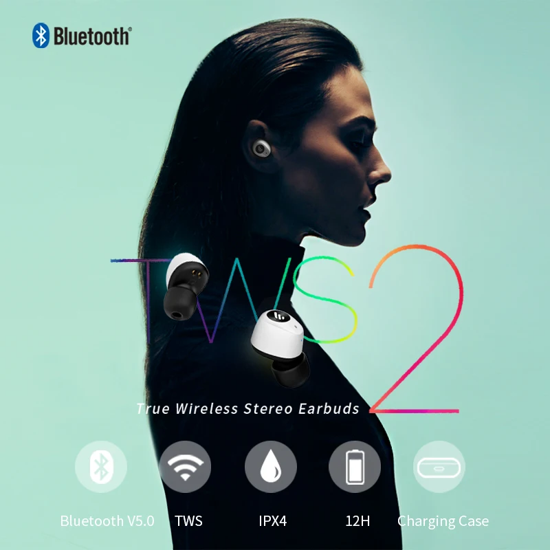 EDIFIER TWS2 TWS наушники Bluetooth V5.0 IPX4 до 12 часов воспроизведения Многофункциональные Беспроводные наушники с управлением