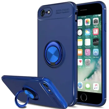 

Stand case Silicone with Ring for Apple IPhone 7/8 Blue