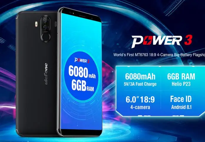 Ulefone power 3 громкоговоритель телефон для Ulefone power 3/3 s 6," телефон MT6763 Восьмиядерный