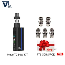 GIFT Electronic cigarette Move Grand TC 80W kit 2.0ml e-liquid atomizer vapor external 18650 battery Vape Mod for 510 thread KIT GIFT Electronic cigarette Move Grand TC 80W kit 2.0ml e-liquid atomizer vapor external 18650 battery Vape Mod for 510 thread KIT