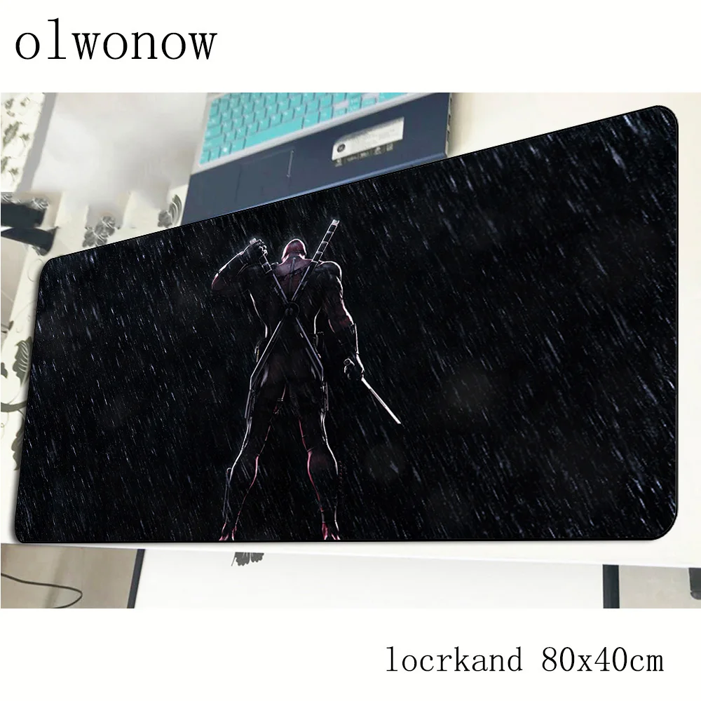Коврик для мыши Deadpool 80x40 см 3d коврики лучший игровой коврик модный с массивным
