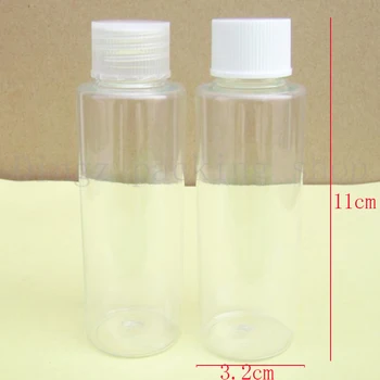 

Breeze Empty Sample Cosmetic Bottle Makeup Container Refillable 60ml Bottles Transparent shampoo Shower Gel Convenience