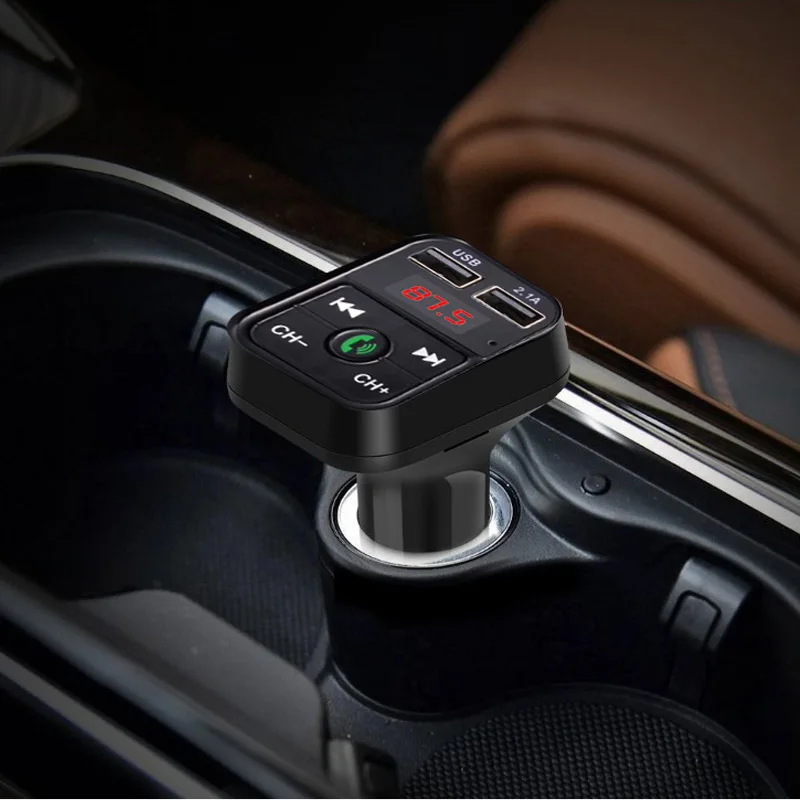 

JL2.1 Auto MP3 Player USB Blue LED Display Vehicle FM Transmitter Bluetooth MP3 WMA Car MP3 Player FM Transmitter Modulator