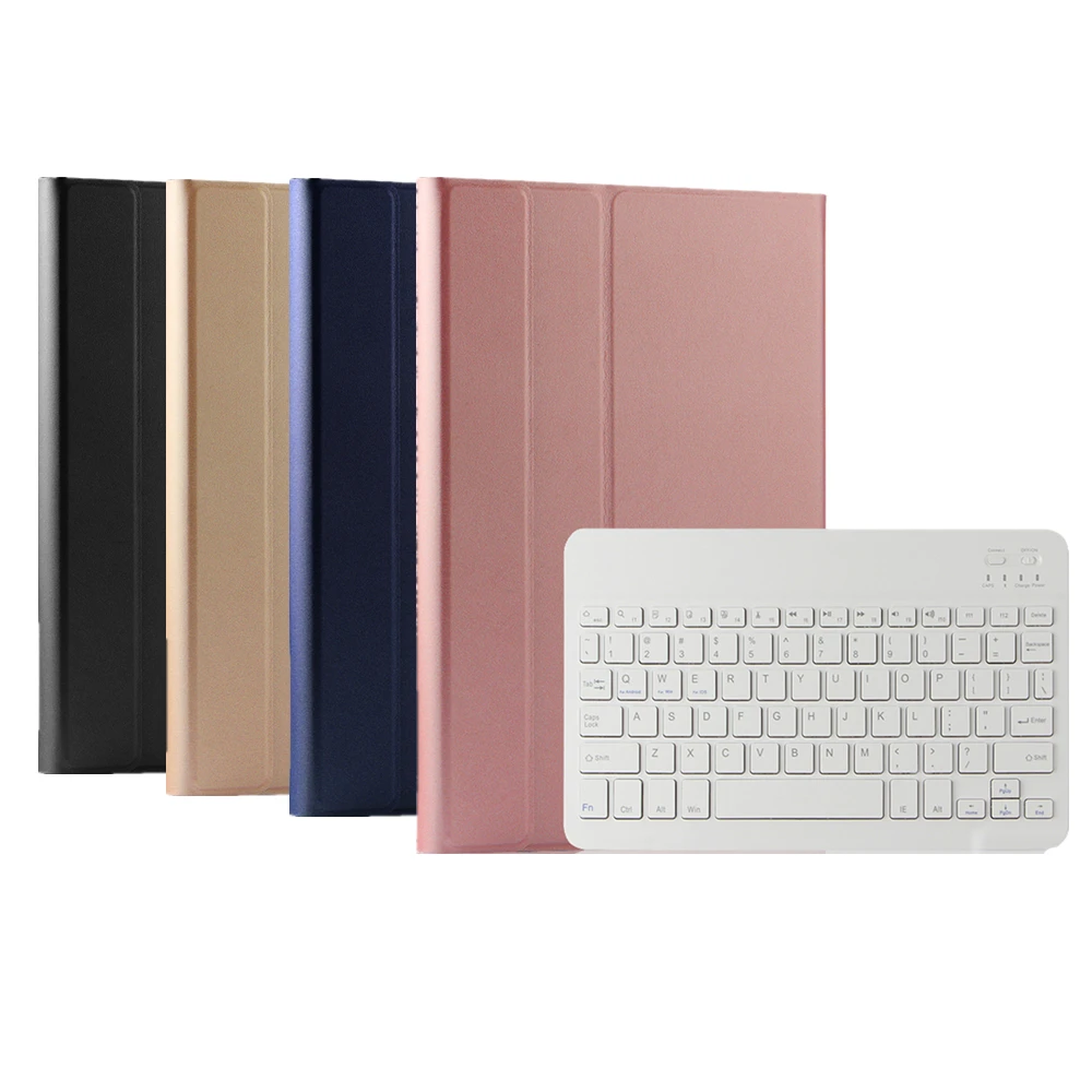 

For Huawei MediaPad T5 10.1'' Tablet Case PU Leather wireless Keyboard Bracket Flip Case with Magnetic Function For MediaPad T5
