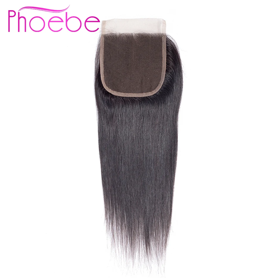 Phoebe Malaysia Straight Human Hair Bundles With Lace Closure Natural Color Remy Hair 3 Bundles With Closure Hair Extensions Phoebe Malaysia Straight Human Hair Bundles With Lace Closure Natural Color Remy Hair 3 Bundles With Closure Hair Extensions