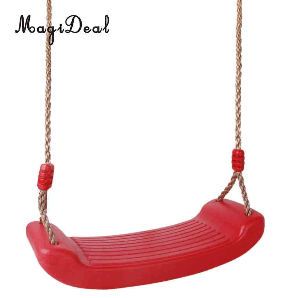 MagiDeal Outdoor Swing Set Seat with Rope for Garden Playground Park Picnic Accessory Adult Kids Children Outdoor Toy