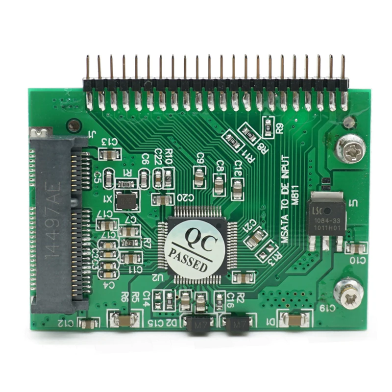 

mSATA mini PCIe SSD to 44pin IDE 2.5 inch 5V Adapter Card mSATA mPCI-E Converter For Laptop Notebook