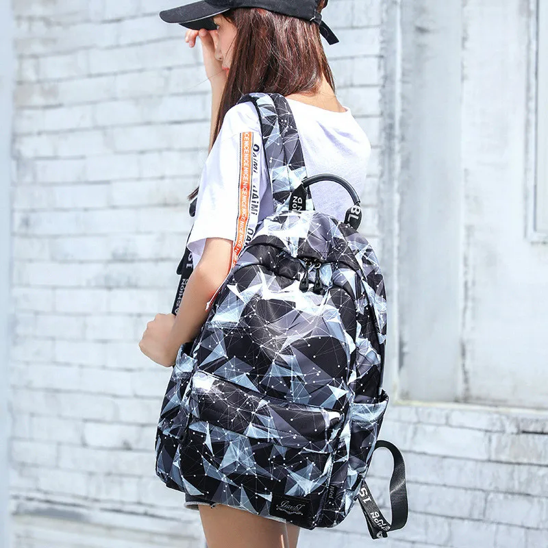 

Fashion Printing Waterproof Backpack casual Women Shoulder bags School Bags Teenage Girls school backpack Laptop bags Bookbag