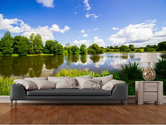 Personalizzato carta da parati naturale, Lussureggiante