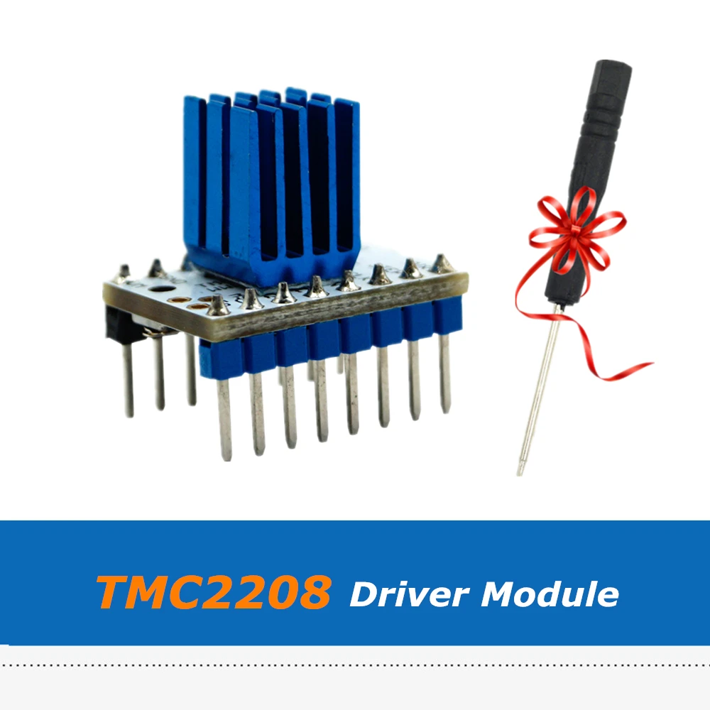 

3D Printer Part Super Silent TMC2208 Stepper Motor Driver With Heatsink
