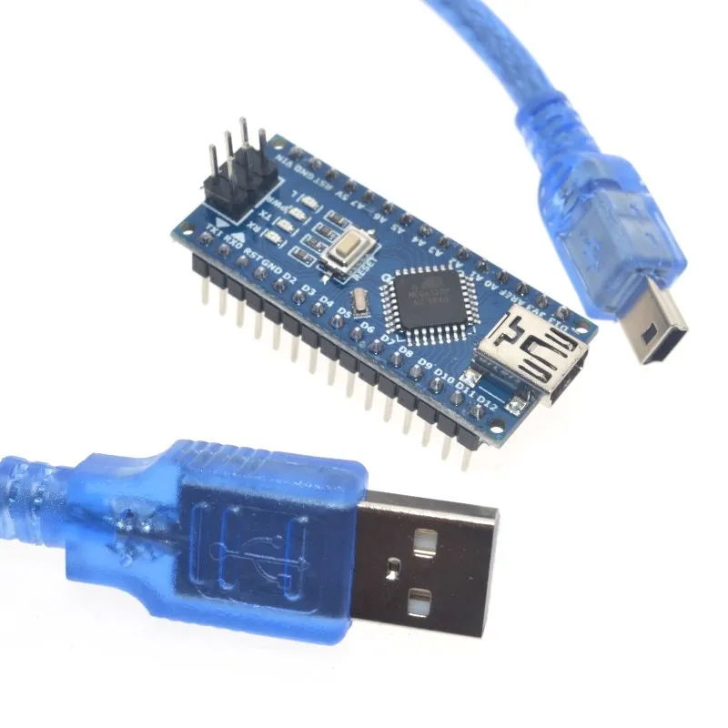 USB cable For arduino Nano V3.0 controller ATMEGA328P ATMEGA328 original CH340