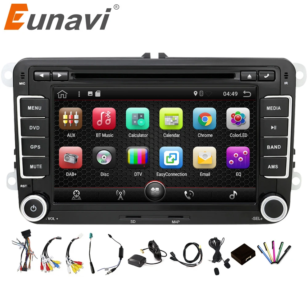Eunavi 2 Din Android 7 1 font b Car b font Audio font b Car b