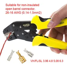 Paron original JX-1601 Multifunctional Ratchet Crimping Tool 26-16 AWG Terminals Pliers Electronics