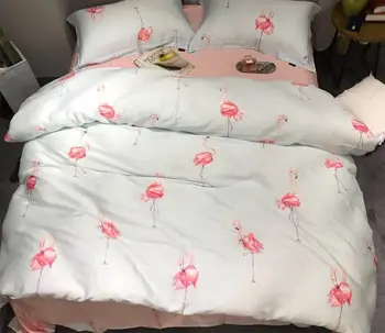 

Fashion bird bedding set adult teen child kid girl,full queen king trend double home textile flat sheet pillow case quilt cover