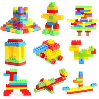 

85Pcs Large Particles Building Blocks DIY City Creative Building Blocks Bricks Educational Toys Compatible Bricks