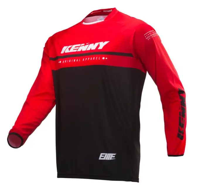 Kenny moto Jersey DH MX BMX, горный велосипед fo moto Jersey/moto cross ATV беговые гонки мото дышащая мужская рубашка - Цвет: Белый