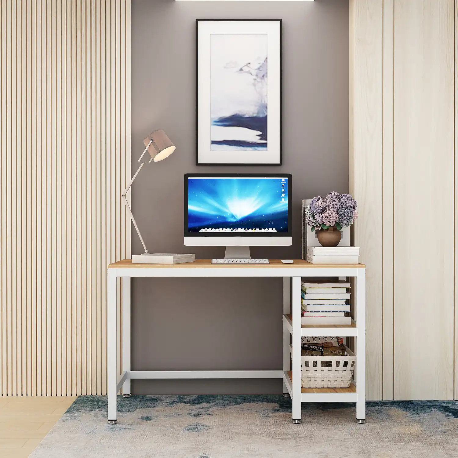 Dewel Computer Desk With Drawer 47 Executive Desk Office Write