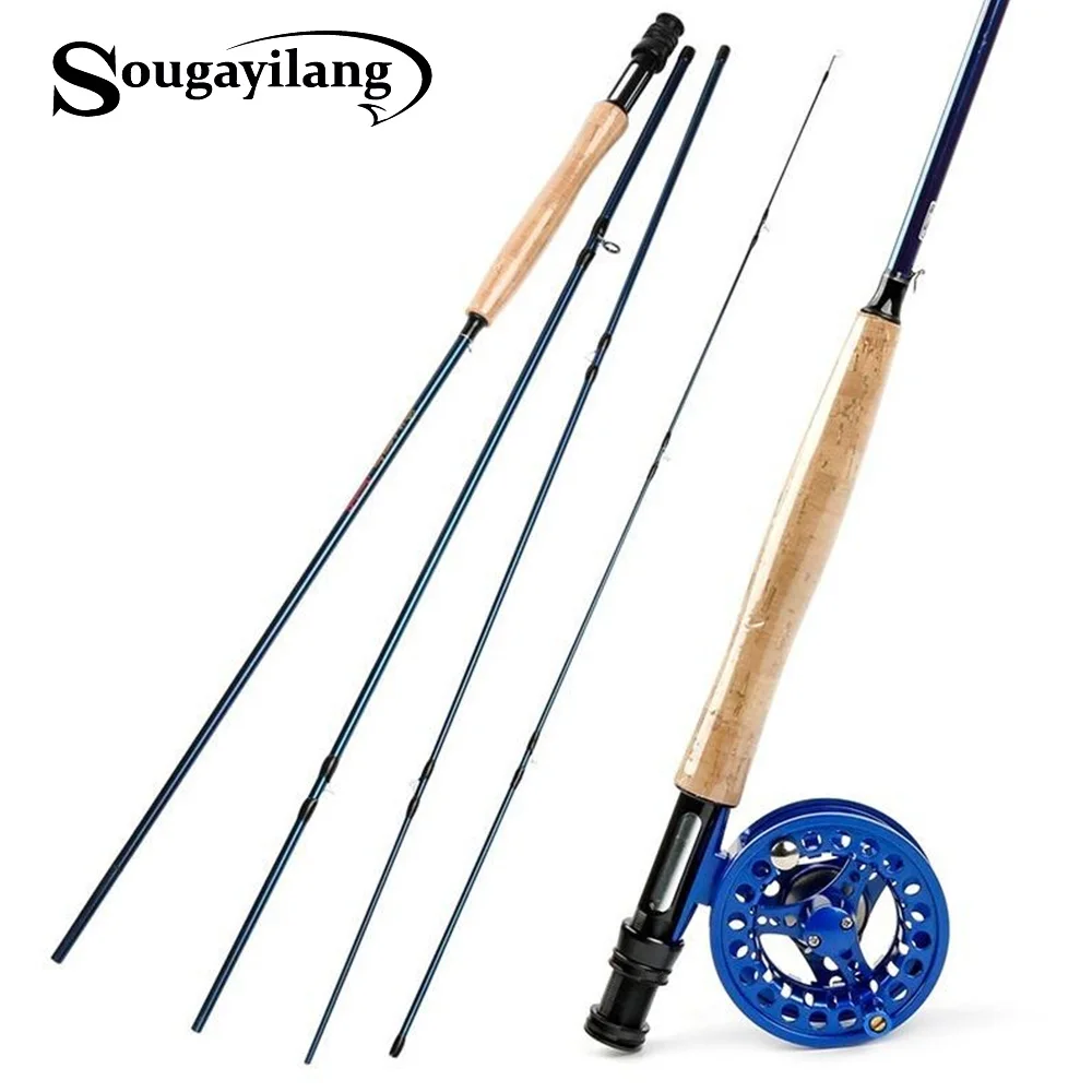 

Sougayilang 2.7M/8.86ft Light weight Ultra Portable Fly Fishing Rod and Reel Carbon Fiber Blanks
