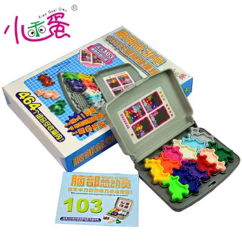 

Candice guo plastic toy colorful block shape match game mobilize brain intelligence 103 style assemble box kid birthday gift set