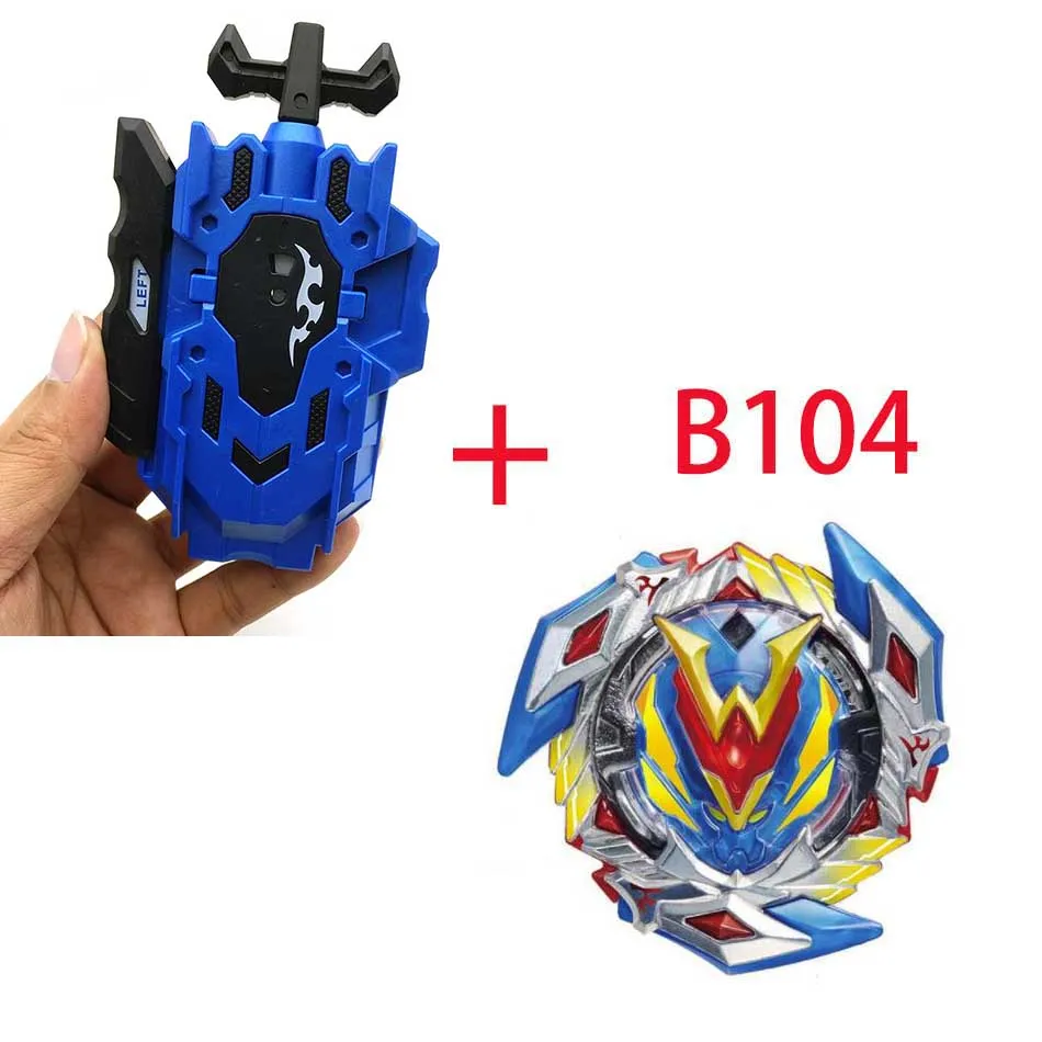 Спиннинг Bayblade BURST B-104 B-105 с средство для запуска Beyblade Bay blade металл пластик Fusion 4D Подарочные игрушки для детей