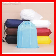 500 шт./лот) Персонализированные многоразовые нетканые сумки с логотипом