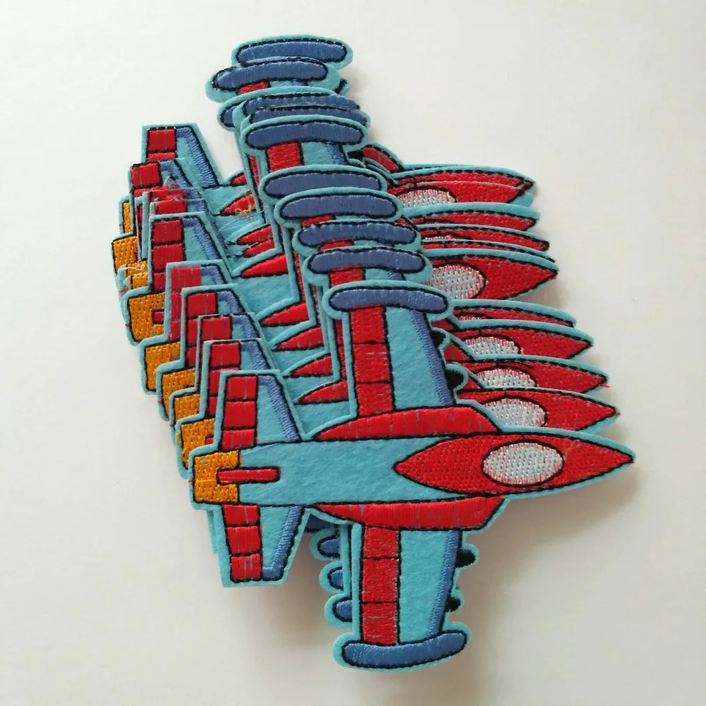 

1PCs Mixed Cars Airplane Patches For Clothing Jeans Pants Iron-On Transfer Applique Embroidered DIY Crafts Sewing Accessori