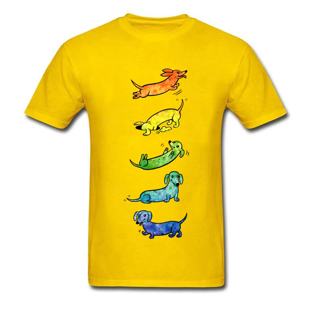 Watercolor Dachshunds_yellow