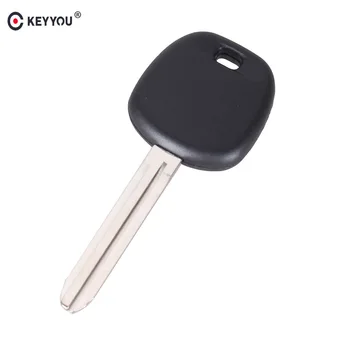 

KEYYOU 50X New Uncut Replace Transponder Ignition Car Key for Toyota Tacoma Toy43 Blade No Chip