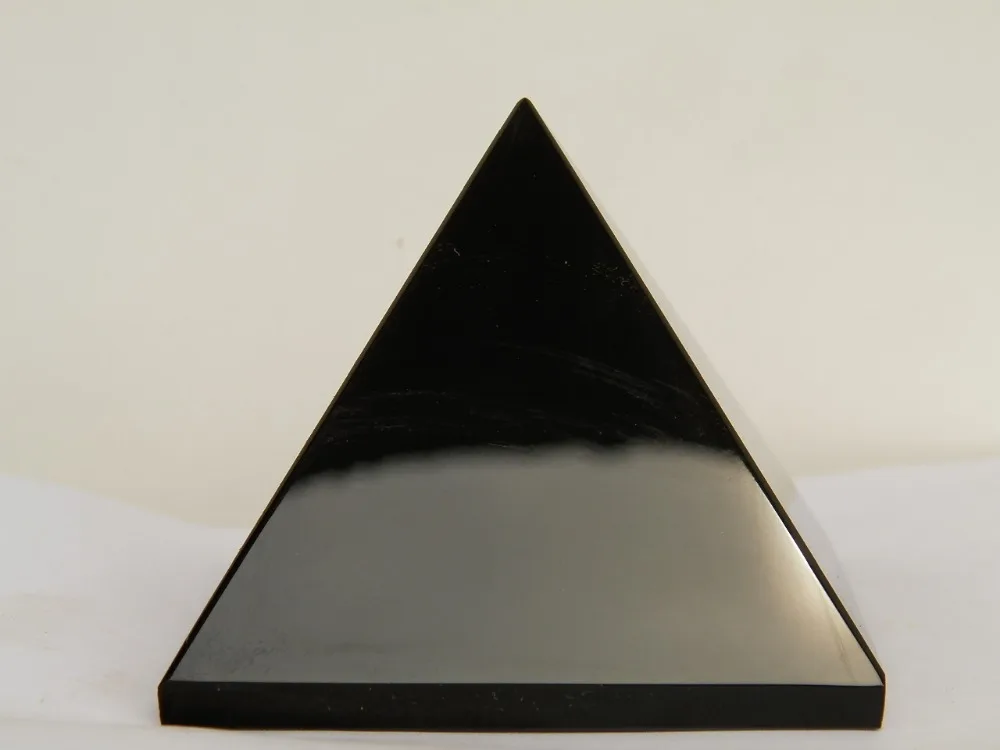 

Natura obsidianl quartz crystal pyramid POINT HEALING