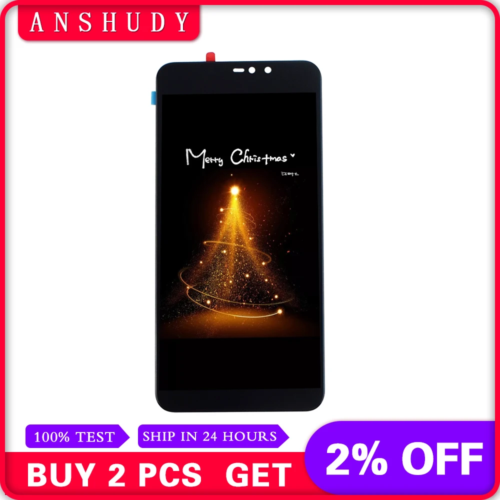 

For Xiaomi Redmi Note 6 Pro LCD Display Touch Screen Digitizer Assembly With Frame For Redmi Note 6 Pro Display Replacement