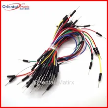 65 pçs/lote Ir Cable Macho Para Macho Jumper Fio Para Placa De Ensaio