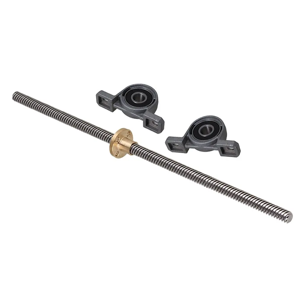 Buy 250mm Length 8mm Dia Silver Horizontal Lead Screw