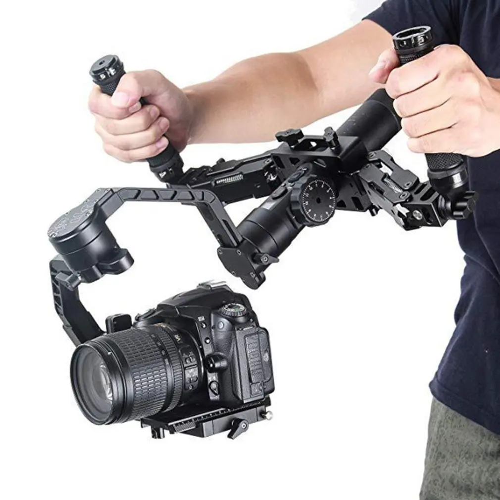 

Flexible Shock Absorption Dual Handle Grip Bracket Handlebars with Spring Damping Arm for Feiyu a1000/a2000 RC Model Toys Parts