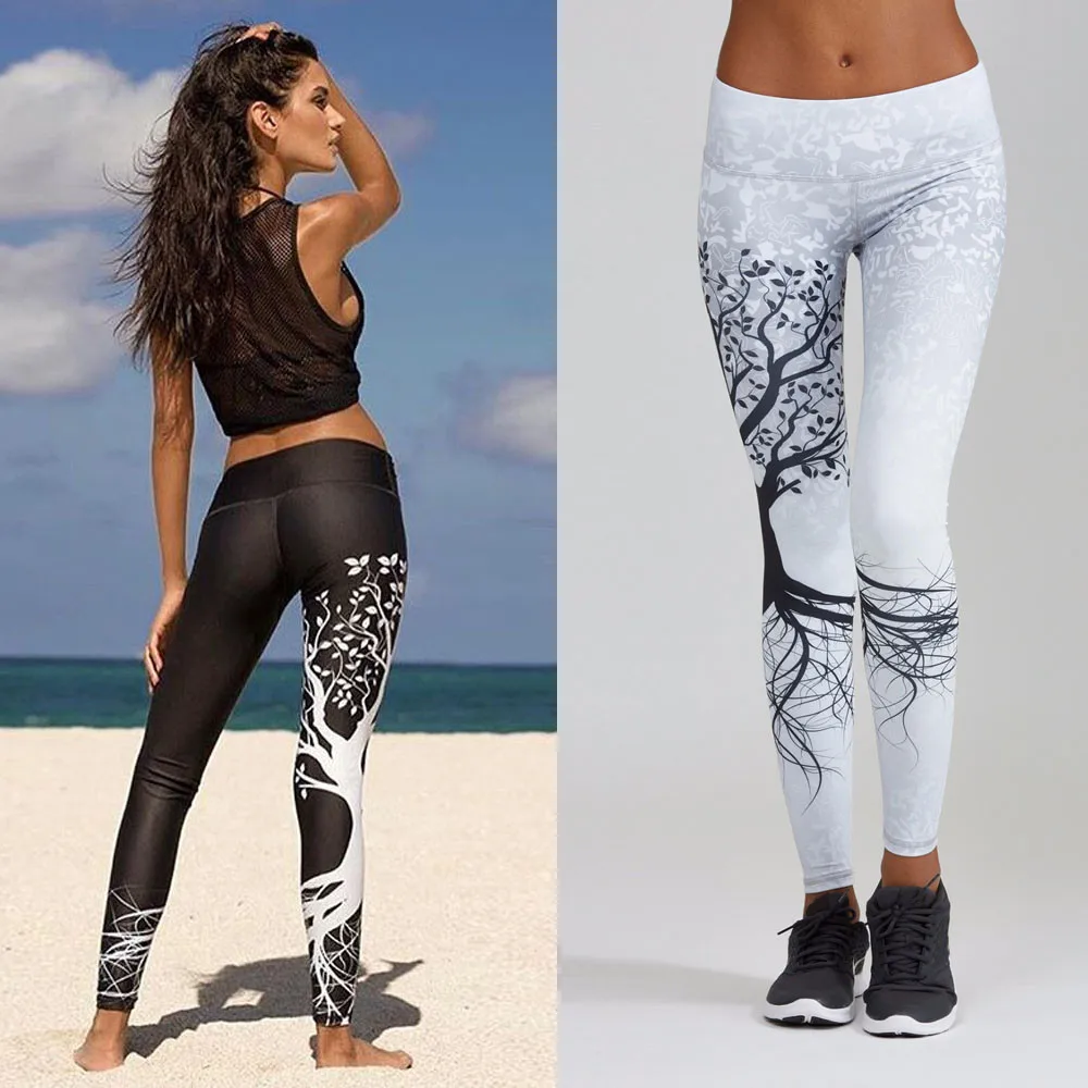 

JAYCOSIN 2019 Running Pants Women printing Push Up Sport Legging Fitness Athletic Seamless Flexible Gym Training Pants, AAA